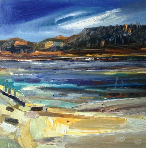 across the lake